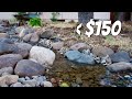 This SIMPLE Creek Water Feature DIY - How to Build a natural looking Stream!