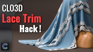 How to Create Lace Guipure Fabric in CLO3D | Detailed Step-by-Step Tutorial