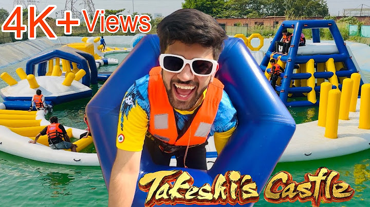 Takeshi's Castle in real life😮|| Inflatable Waterpark😍