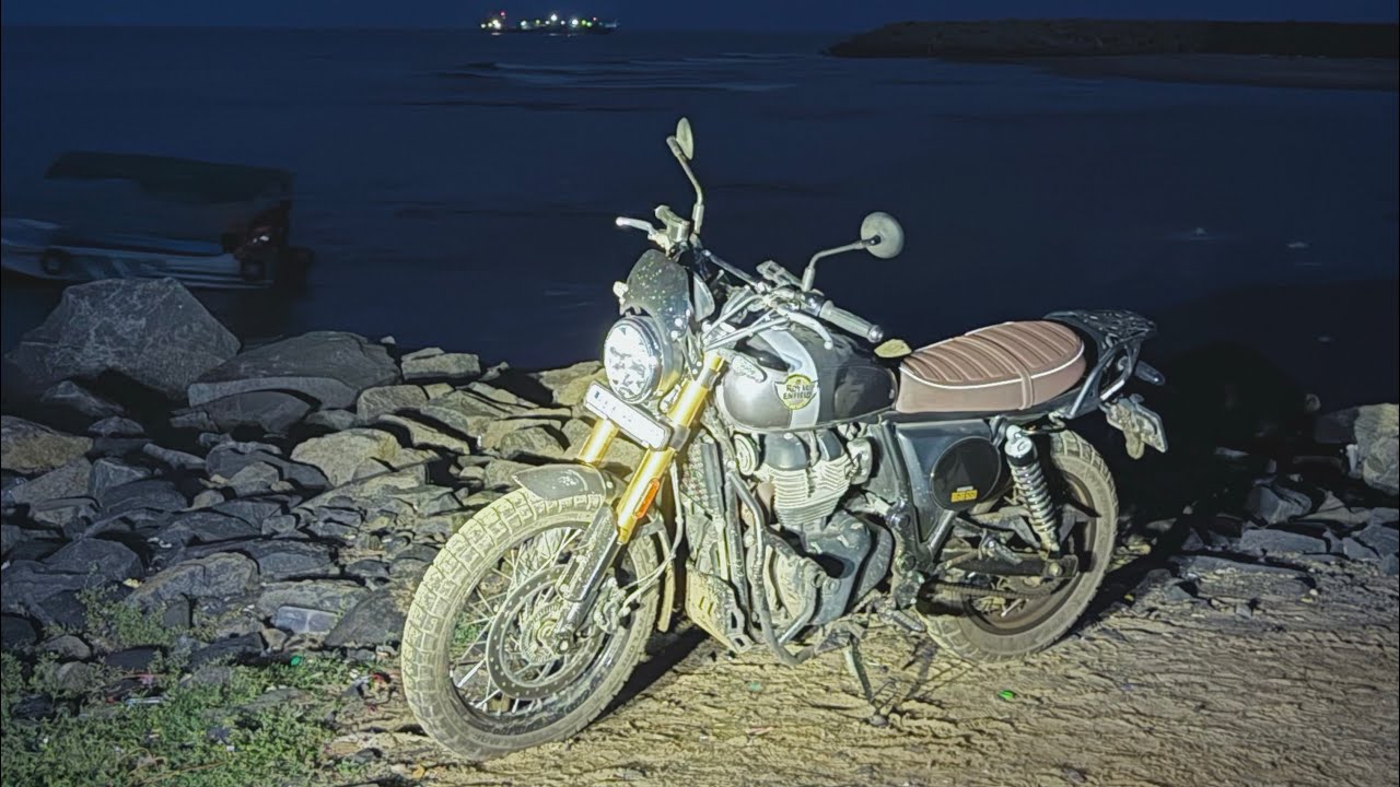 Royal Enfield Bear 650 Handel Bar Riser Installation 