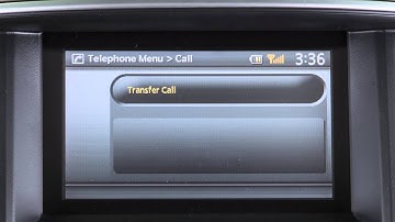 2015 Infiniti QX60 - Making, Receiving, and Ending a Call  (if so equipped)