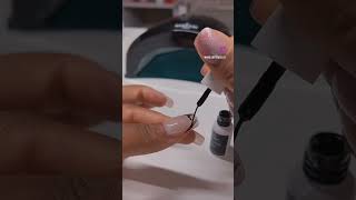 Easy French Nail Hack #shorts #frenchnails #gelxnails #gelnails #gelx #nailsathome #nailtutorial