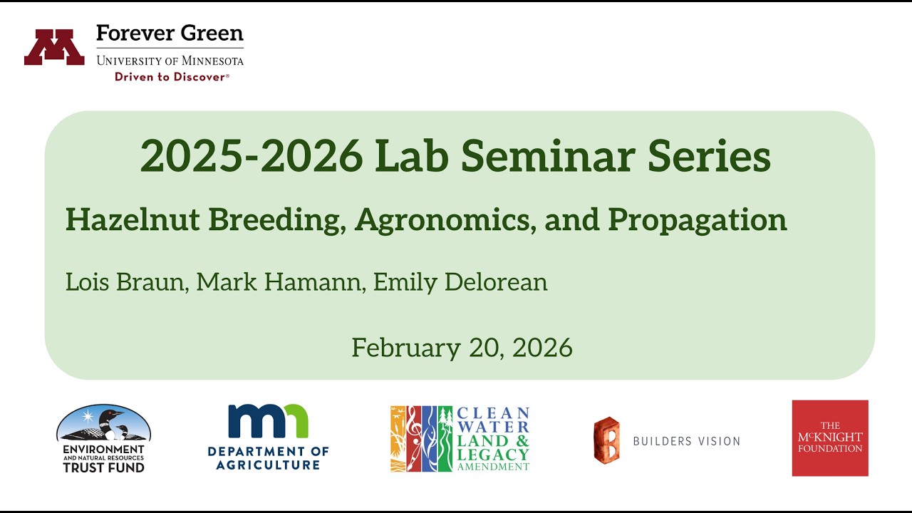 FGI Seminar Series: Hazelnuts