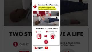 Hands-Only CPR for Untrained Bystanders #cpr #acls #doctor #medical #nursing