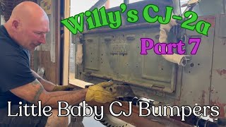 Almost There! Watch Full Custom Ian Roussel Fabricate The Bumper For Cj2a Willy's  Part 7