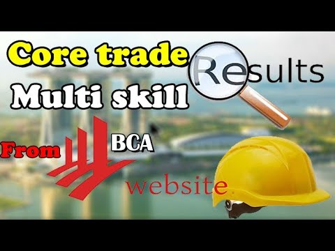 How to check coretrade or multiskill result and certificate from bca website