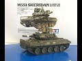 Building the all new 1/35  Tamiya M551 Sheridan all new tool kit.