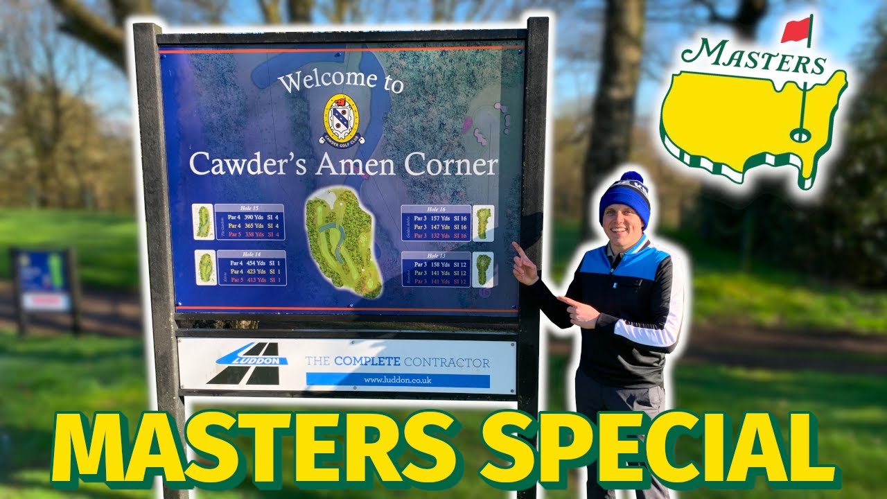 Playing AMEN CORNER!! 2021 Masters Special