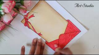 images Decoration Ideas Creative Border Assignment Design For Front Page Easy border design on paper designs for front page border for project assignment notebook file artstudio