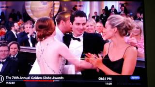 Weirdest moment from the 74th annual Golden Globe Awards