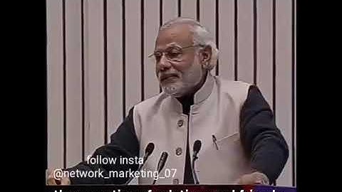 Pm modi speech on Direct selling