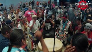 Wicked Crow Hop From Northern Cree Singers @ Manitou Ahbee Powwow 2016