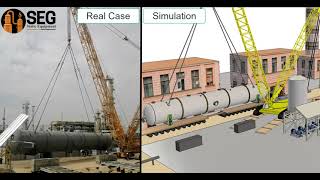 Lifting Study By SEG and Autodesk Inventor, Comparing with Real Case side to side