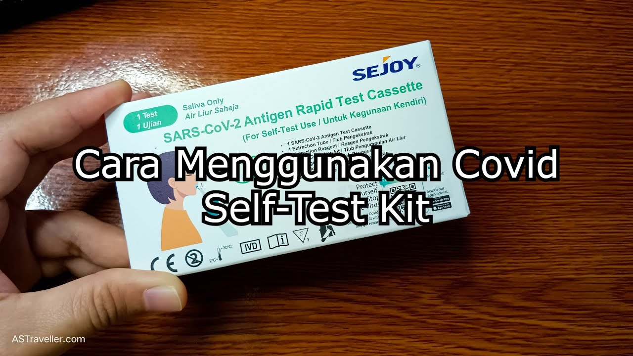 Cara Menggunakan Covid SelfTest Kit Brand SEJOY YouTube