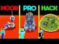 Minecraft Battle: NOOB vs PRO vs HACKER: SUN BASE CHALLENGE / Animation