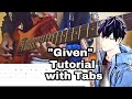 Given Anime Song Session Tutorial Tabs and Chords