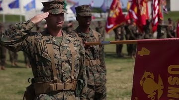 3d Marine Division Sgt Maj Change of Command