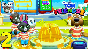My Talking Tom friends 2 gameplay walkthrough part 2 Android and iOS 