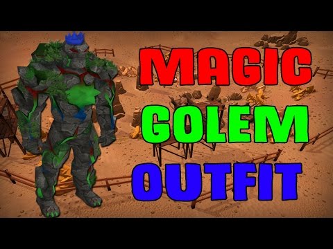 Magic Golem Outfit - Insane Mining Bonus Experience And Other Boosts