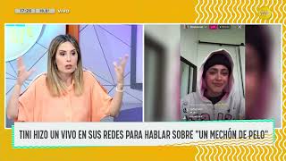 Tini fulminó a Tinelli y a Cami Homs en su nuevo álbum "Un mechón de pelo" │DPZT│ 12-04-24