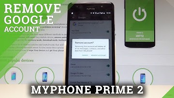 How to Remove Google Account from myPhone Prime 2 |HardReset.info