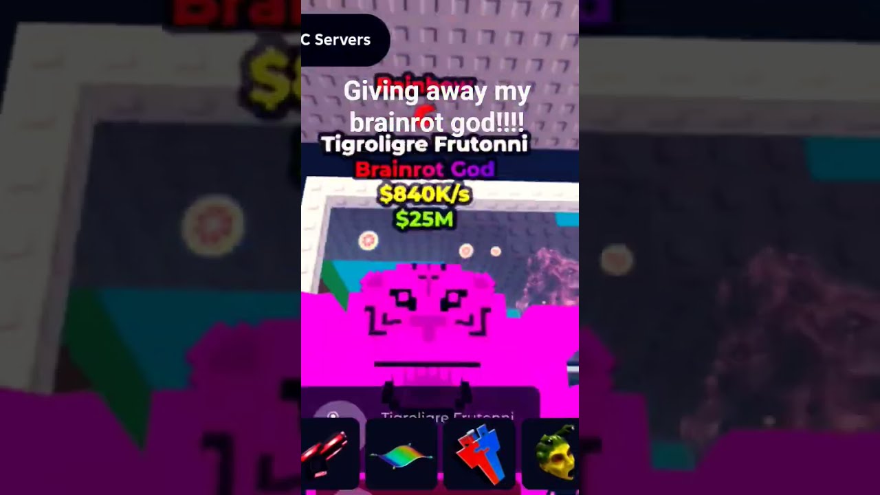 Hey Guys Giving Away My Brainrot God Roblox