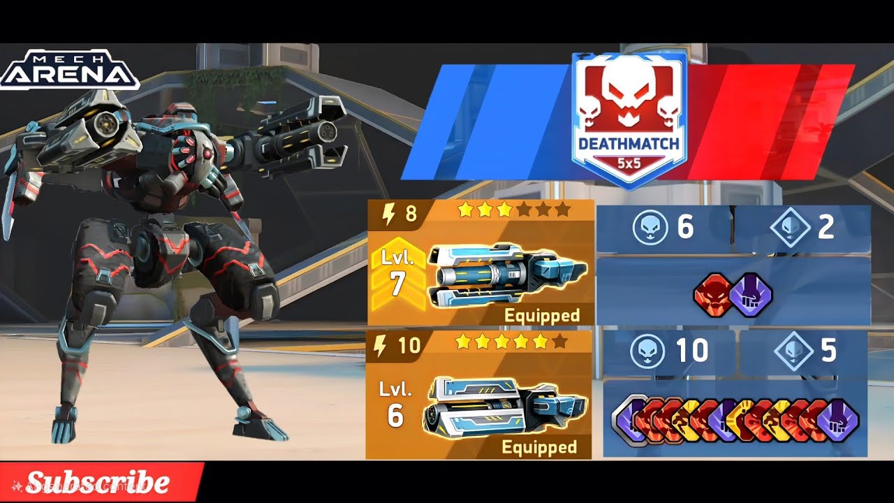 Eclipse with Overdrive Unit is UNSTOPPABLE! 🔥 Best Weapon Combo in Mech Arena 5v5 Deathmatch