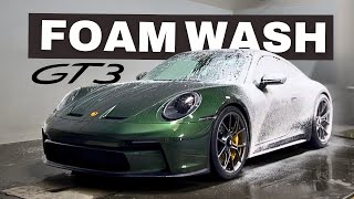 GT3 Touring Foam Wash - Porsche 911 Auto Detailing (Satisfying ASMR)