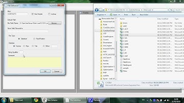 Flat File Checker: Create schema, add file