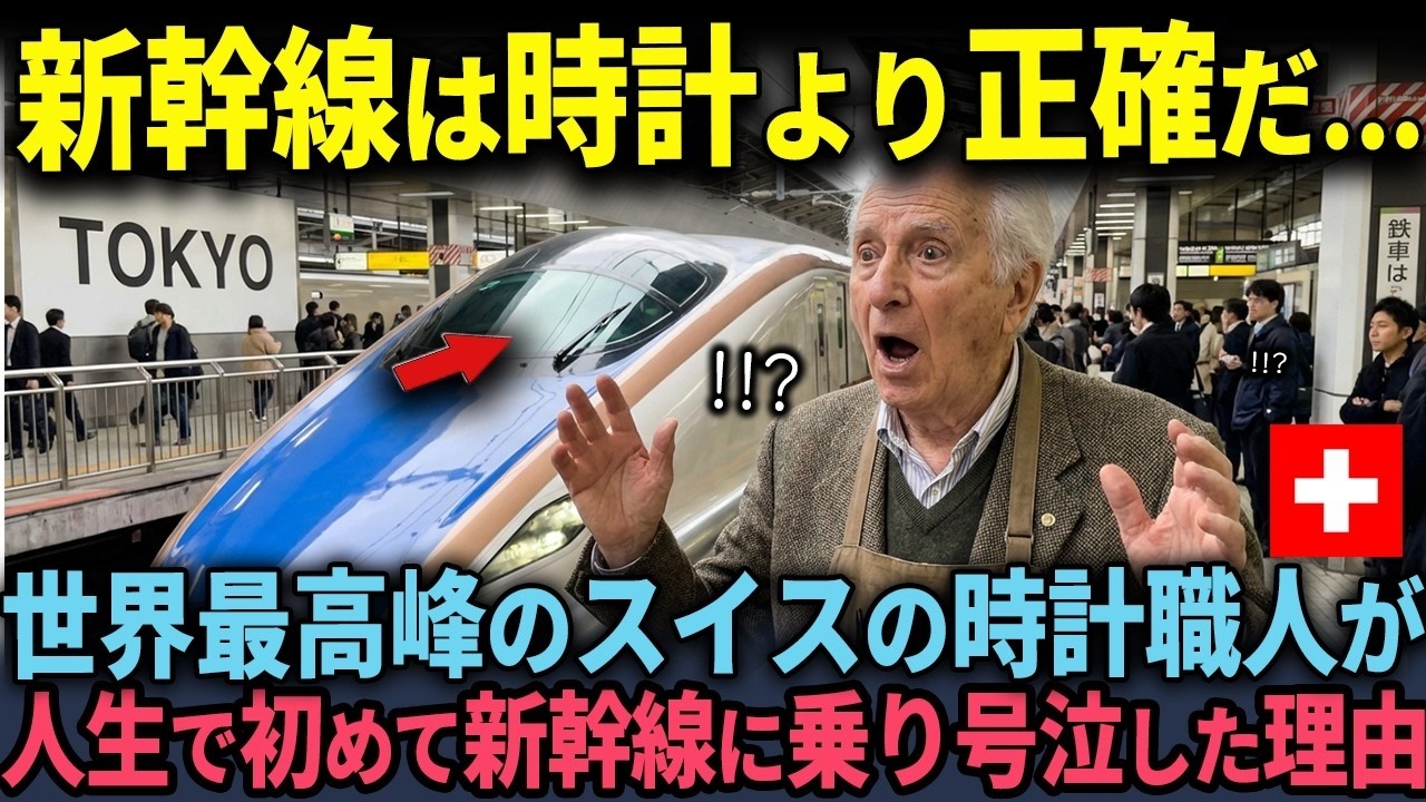 「新幹線には乗りたくない」スイスの時計職人が初来日し日本の新幹線に乗った結果に世界が騒然...！