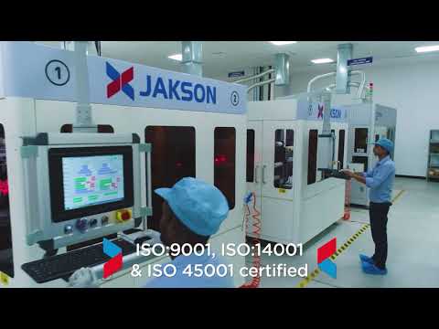 World Class Solar Manufacturing Facility in India | Jakson Group #solar  #solarenergy #solarpower - video from JAKSON