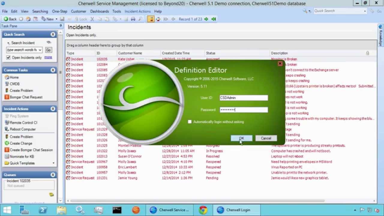 How to Clear Demo Content from Cherwell YouTube