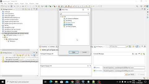 Corrigindo erro de Push do Git no Eclipse