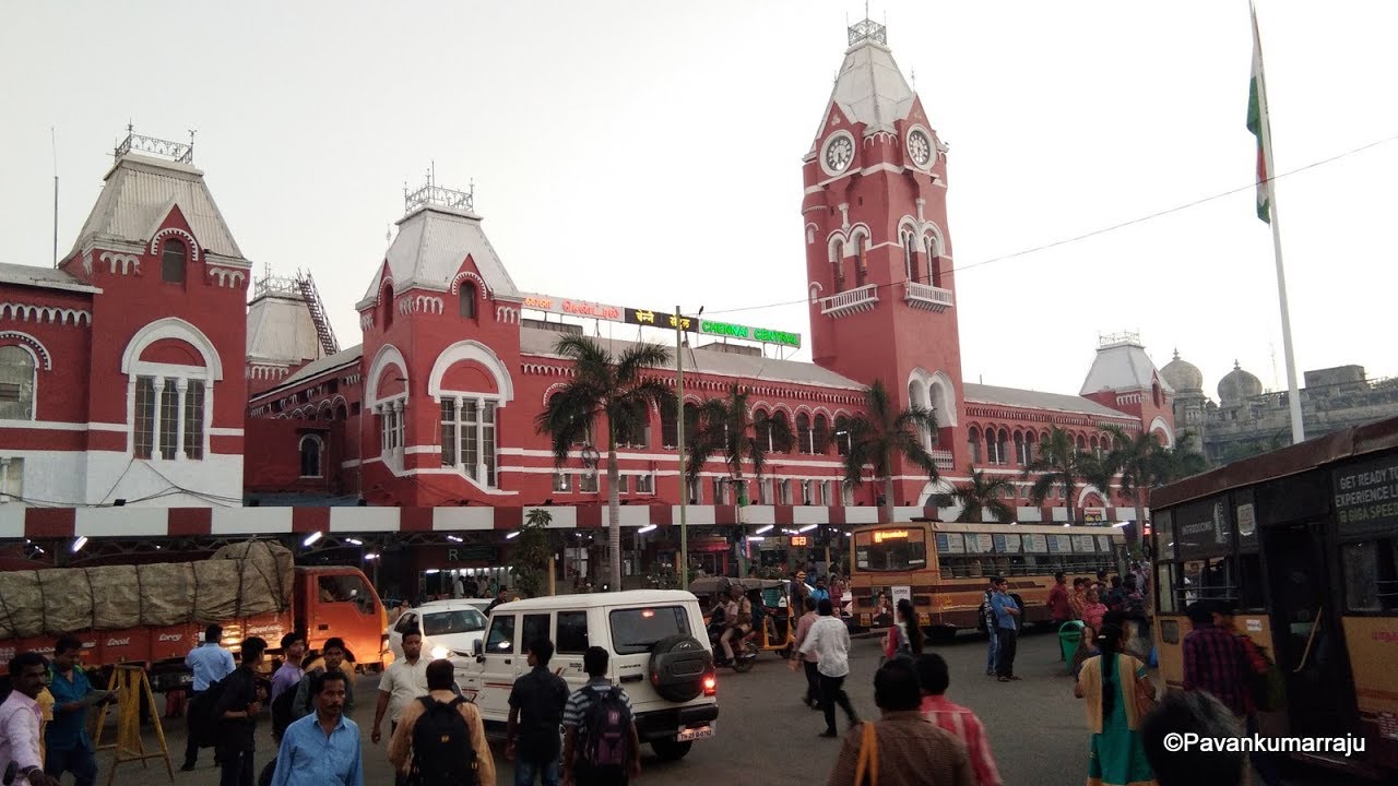 Chennai Central Railway station YouTube