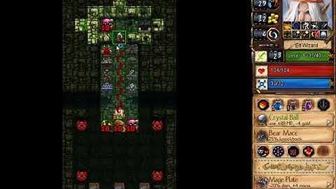 Desktop Dungeons: Naga City VT, Elf Wizard