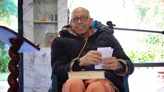 картинка: ШБ 3.8.13-15 и дипломатия - Мукунда Госвами - 6 июля 2023 - Нью-Говардхана - Австралия