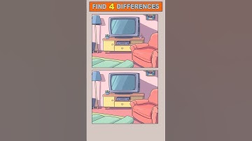 Find four differences,Spot The Difference #