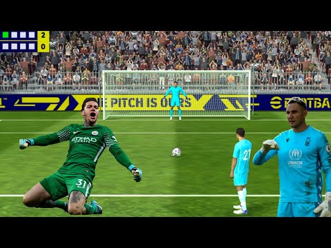 Nottingham Forest Vs Man City penalty Shoot-out in Efootball 2023 // FIFA23