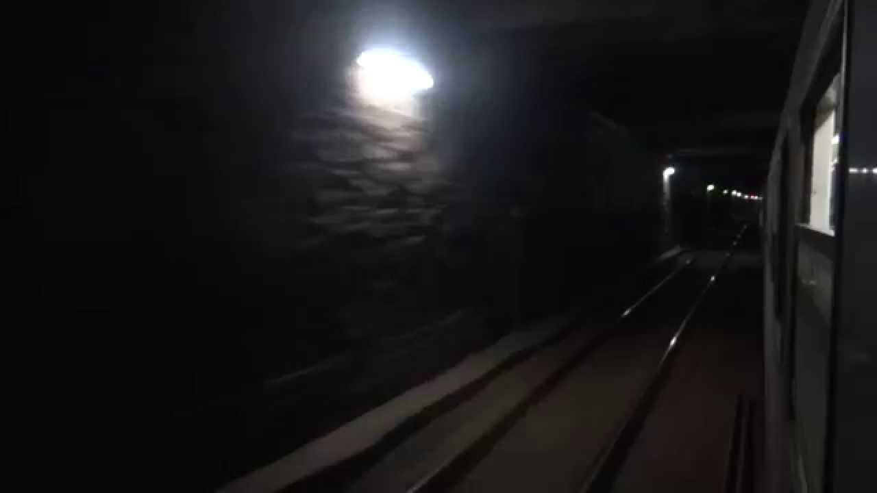 Nocny przejazd pociągiem z Warszawy Wschodniej do Warszawy Centralnej