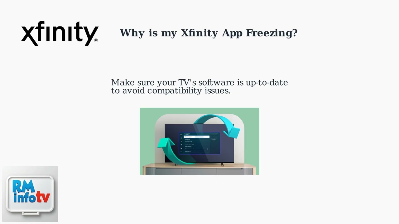 Как исправить зависание приложения Xfinity на Smart TV — принудительно закрыть, очистить кэш и пе...