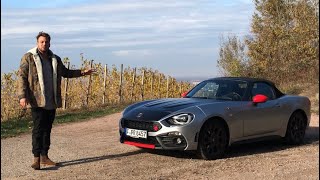 2018 Abarth 124 Spider | Roadster/Cabrio Fahrbericht | Review | Test-Drive | Details | Sound |
