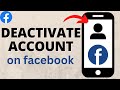 How to Deactivate Facebook Account - 2023