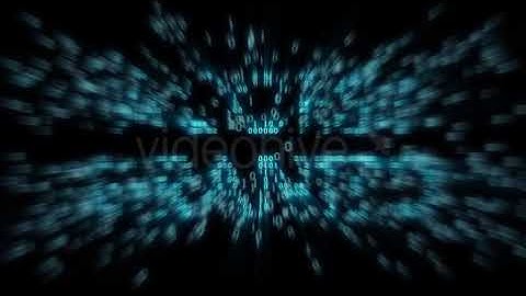 Words Access Granted Consisting of Binary Code | Motion Graphics - Videohive template