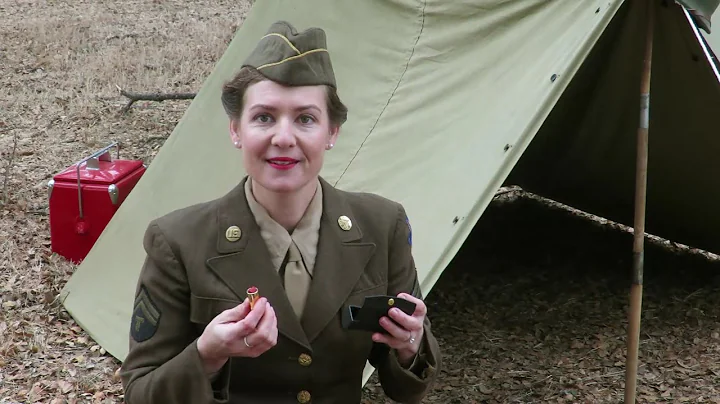 WWII Women's Army Corps Re-enactor