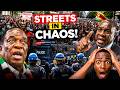 CHAOS‼️Protesters Flood Streets After Midnight Announcement Police Overwhelmed