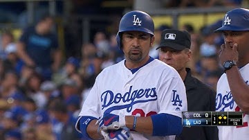 COL@LAD: Adrian opens scoring with RBI single