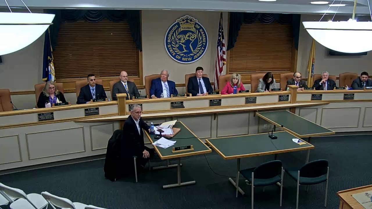 Borough of Ramsey Planning Board Meeting -  Tuesday, March 3, 2026 Part 2