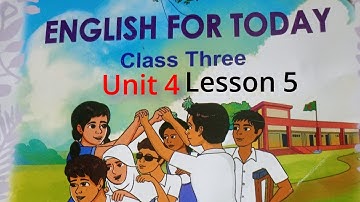 Class 3 English | Unit 4 | Lesson 5 | New English Book 2024 |