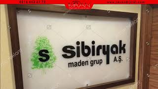 Pleksi Kapı Tabelası - Kapı İsimlikleri Örnekleri İmran Dijital