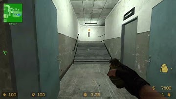 Counter Strike Source Stadium Bots #16 Only Machine Guns,T.A Triggered On Bot Connor.